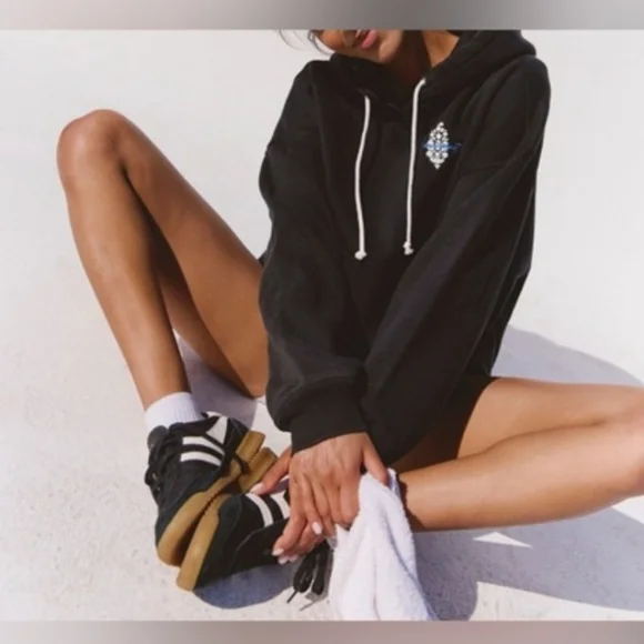 NWOT Free People Movement Final Call Logo Hoodie SMALL - Picture 4 of 11